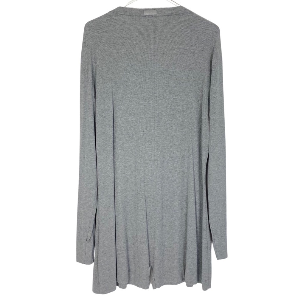 Skims Soft Lounge Button Up Henley Onesie Womens Plus Size 3X Heathered Grey LS - Picture 4 of 16